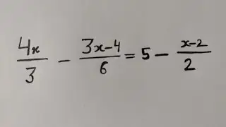 find the value of x in a linear equation
