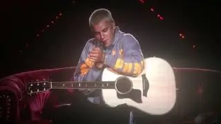 Justin Bieber - Cold Water live in Perth and intro
