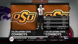 NCAA Football 14: Oklahoma State Uniform Sets
