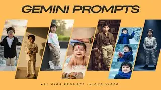 GEMINI AI PROMPTS | ONE CLICK AI PHOTO EDITING | NEW TRENDING PHOTO EDITING | BOYS/KIDS NEW PROMPT 😱