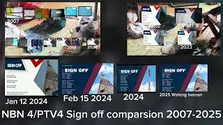 NBN 4/PTV4 Sign off 2007-2025
