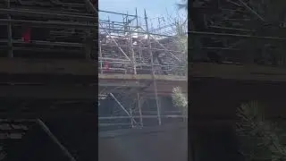 Back view of Splash Mountain 2 Tiana's Bayou Adventure Construction update Disneyland Park 1/27/2024