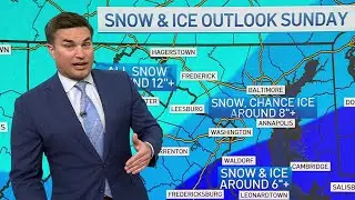 LIVE WEATHER | Tracking Sunday's Storm: How much SNOW in the DC area?