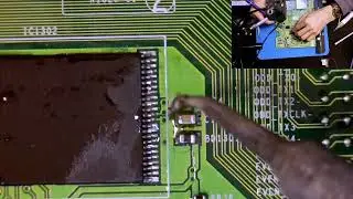 Ремонт телевизора Samsung UE40D5520, только логотип, перезапуск, циклический перезапуск