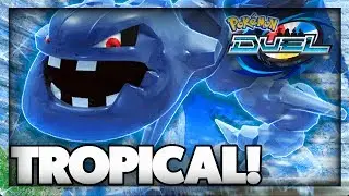 TROPICAL ENERGY HYBRID GYM DECK! - POKEMON DUEL RANKED GYM CUP BATTLES