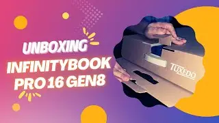 Unboxing and First Impressions of the InfinityBook Pro 16 Gen8 from TUXEDO Computers