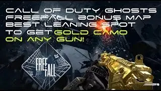 Call Of Duty Ghosts Best Leaning spot for Fast Gold camo! ( free fall ) [60K]