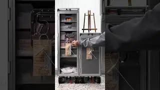 🎨 ✺ H103-TD : Art Supplies Trolley Cabinet ✺ 🎨 #aviation #organization #tools