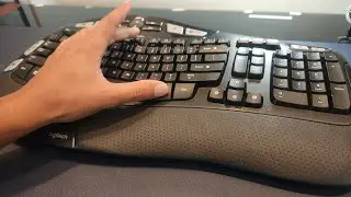 Logitech K350 Wave Ergonomic Keyboard with Unifying Wireless Technology (Quick Review)