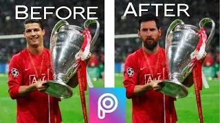 How To Face Swap Using Mobile phone Picsart Tutorial