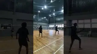 kaaviyan s crossnet finds opponent waiting 🙄 #shorts #new #badminton #trendingshorts #viralshorts