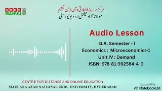 Unit 04, Economics Core: Microeconomics-I