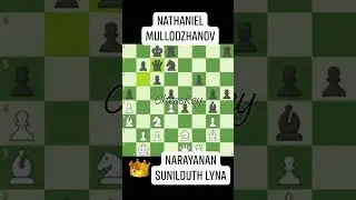 Narayanan Sunilduth Lyna beats Nathaniel Mullodzhanov #chesskey