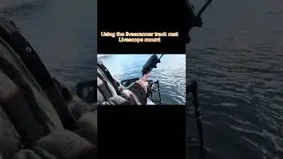Livescope mount livescanner TrackCast #crappie #fishing #livescanner #livescope