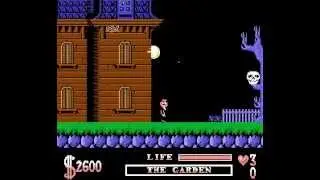 The Addams Family NES Gameplay Demo - NintendoComplete