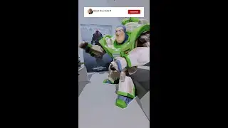 Buzz Lightyear Action Figure Comes To Life And Watches Own Movie Trailer!
