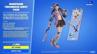 Mainframe Throwback Quest Pack Fortnite Shop Preview!