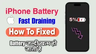 how to fix battery draining fast iphone | iphone ki battery jaldi khatam ho jati hai |iPhone battery