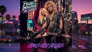 Project Magnus (AI) - Hold On to the Night. glam metal/hard rock 80s