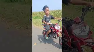 bocil FF naik trail mini. #fyp #viral #trailmini