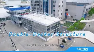 Double-Decker Structure is the ideal solution for high-end outdoor events and exhibitions