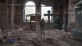 A church that survived WWII is destroyed in Russian aerial bombardment
