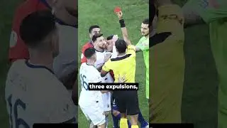 How many red cards have the football stars received?