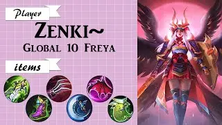 Best Freya Build | Top 10 Global Freya by LB Zenki~ | Raven Shogun | Mobile Legends