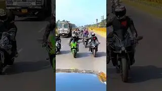 zx10r #ninja h2#bms1000rr all super bike on road 🛣️&hearts;️&hearts;️#trending #viral #video