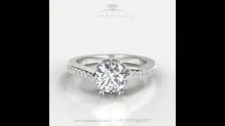 Round Cut | Solitaire engagement Ring | San Moissan USA 1.04 Dew | Moissanite Ring For Women [21603]