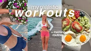A Week of Morning Routines | workouts, healthy recipes, & how i stay fit