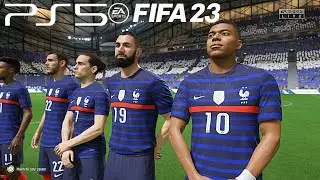 FRANCE vs MAROC FIFA 23 PS5 Gameplay 4K HDR