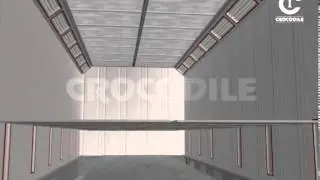 installation of bus paint booth