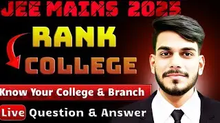 Rank vs College🔥 : JEE Mains 2025 | NIT IIIT GFTI & UPTU  🎯 #jeemains #college