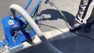Blastrac Concrete 1-8 DEZ Shotblaster with Dust Collector & Magnetic Sweeper