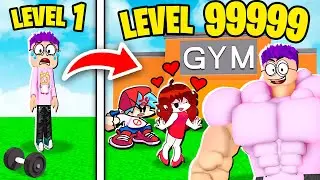 Can LANKYBOX Unlock The MAX LEVEL GYM in ROBLOX GYM TYCOON!? (MAX LEVEL UNLOCKED!)