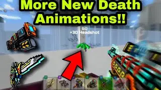 More Weapons With New Death Animations!!...Secretly Added(Pixel Gun 3D)