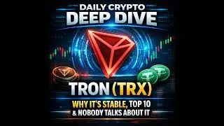 Daily Crypto Deep Dive: Tron (TRX) Explained &mdash; Why It&rsquo;s So Stable, Always Top 10, and Nobody Talk...