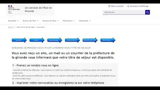 Comment prendre un rendez-vous chez la Pref!! remise titre s&eacute;jour