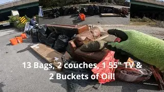 Community Cleanup - Patapsco River Hammonds Ferry Snyder's Restaurant 12 bagger Nov 4, 2023