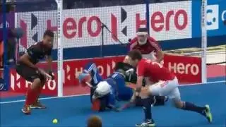 C&oacute;mo proteger rechace (Pinner vs Hong) HCT2016-Hockey hierba