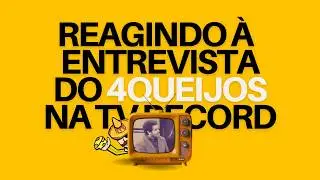 Reagindo &agrave; minha famosa entrevista na TV Record?! 🤯