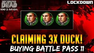 TWD RTS: Claiming 3x Telltale Duck! Buying Battle Pass 11 - The Walking Dead: Road to Survival