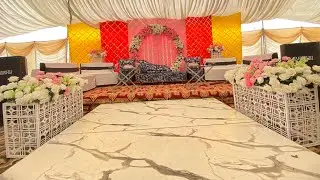 Decor stage video decor DJ trust dancer DJ Mandy set up