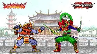 Bishamon vs Yoshimitsu l TEKKEN X Darkstalkers l Capcom X NAMCO
