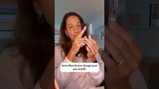How often do you change your insulin pen needle?