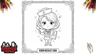 Como Desenhar a Robin Buckley Chibi &ndash; Stranger Things &ndash; Passo a Passo F&aacute;cil