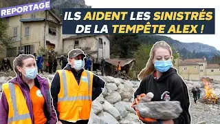Tempête Alex : des bénévoles aident les sinistrés des Alpes Maritimes