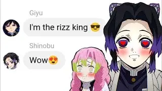 Giyu has TOO MUCH RIZZ! 😂 Giyu x Shinobu Discord Chat Story