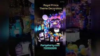 Royal Prince theme birthday party